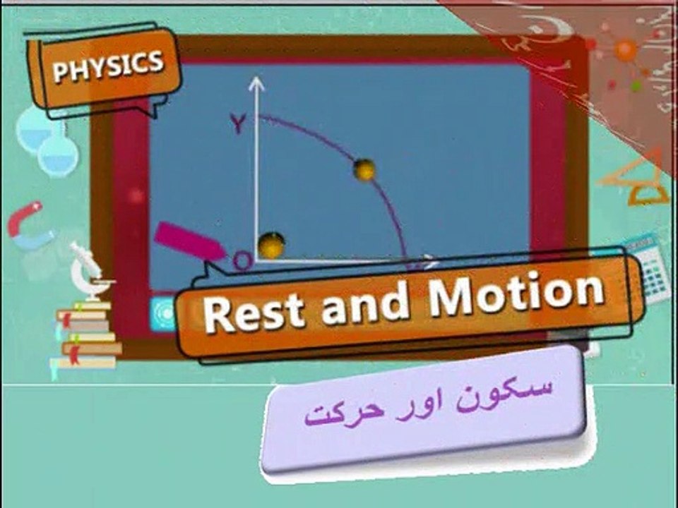 Physics 9th  Unit 2.9,  Terms associated with motion in Urdu