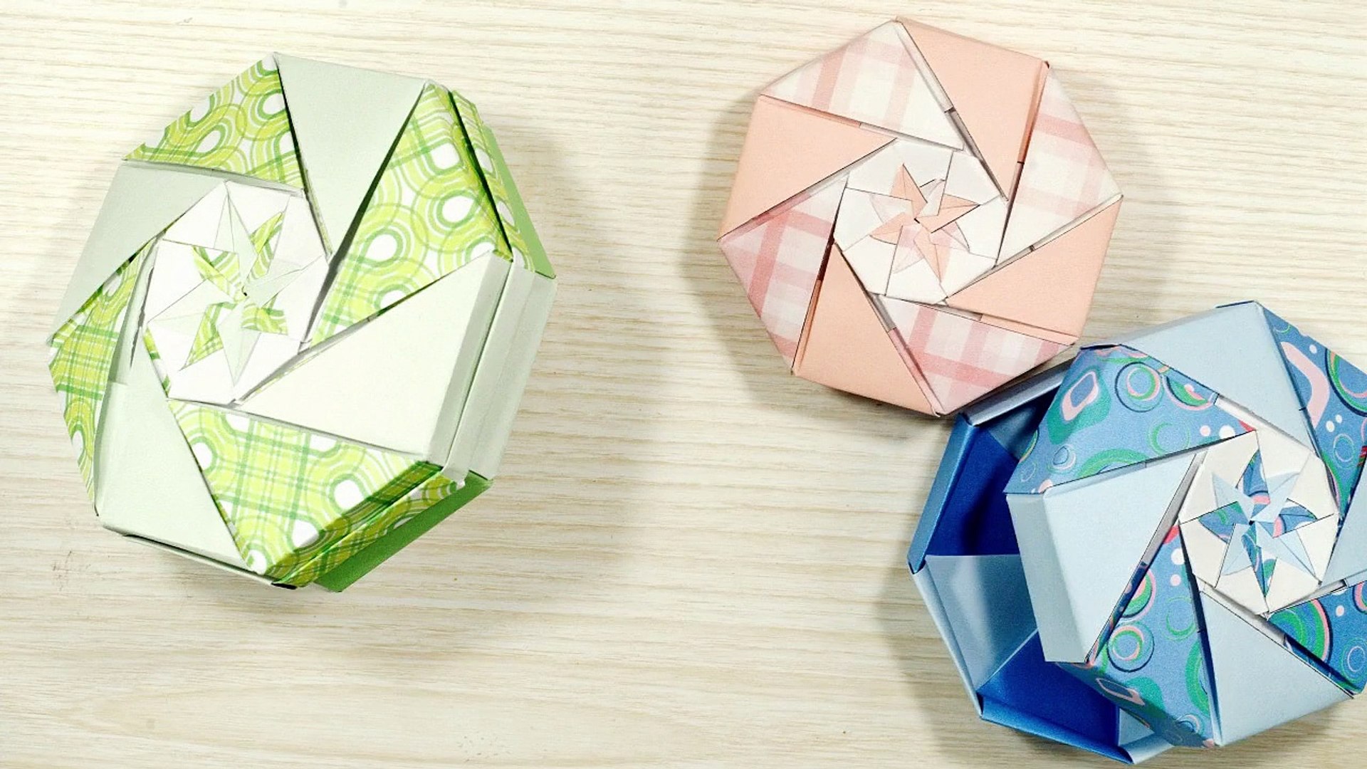 TUTO - Une boîte à bonbons en origami modulaire - Vidéo Dailymotion