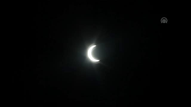 Yılın son güneş tutulması gerçekleşti