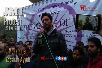 Download Video: Zeeshan Ayyub (Bollywood Actor) speaks in solidarity with Jamia Protest against #CAA & #NRC