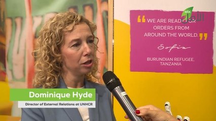 دومينيك هايد تكشف لمريم فرج عن أهمية الشراكة بين UNHCR و  Virgin Megastore