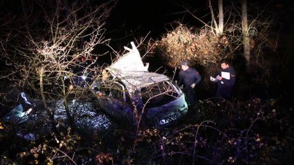 Bolu'da otomobil şarampole devrildi: 5 yaralı