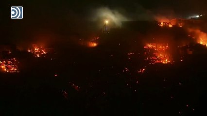 Un incendio devora 245 viviendas en plena Nochebuena en Valparaíso