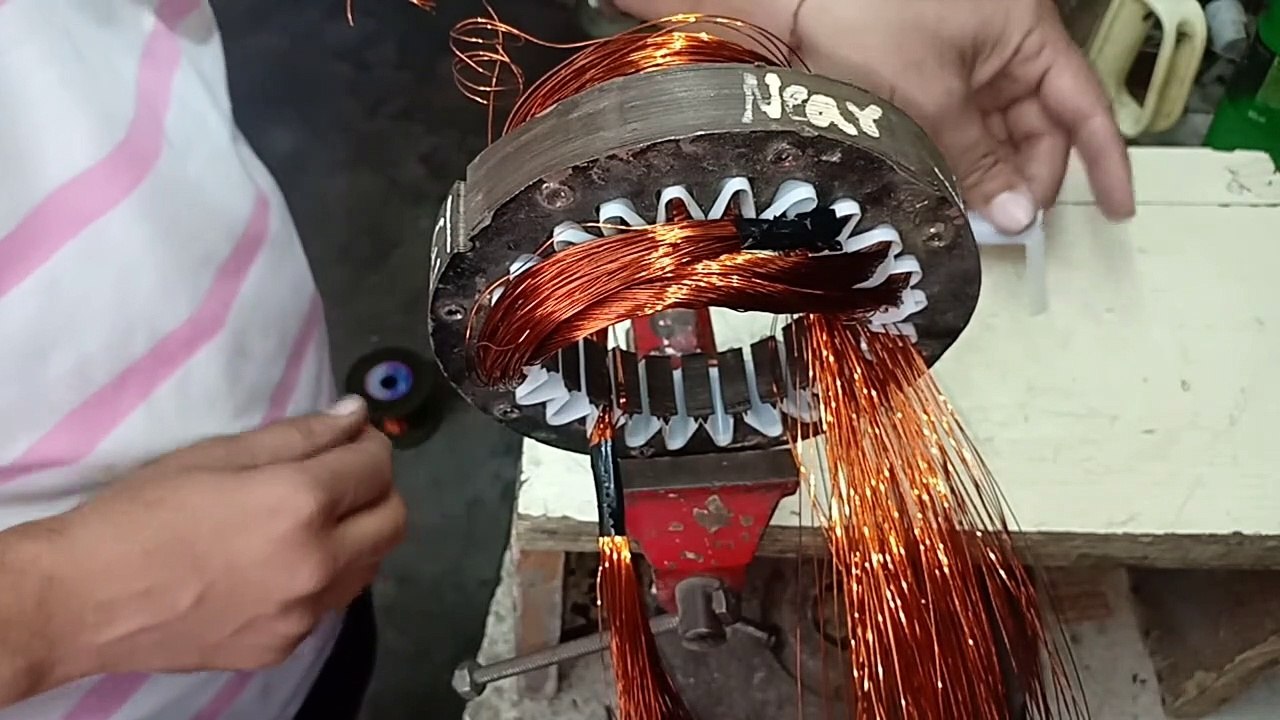 24 Slot 2800 RPM High Speed Cooler Fan Motor Winding Data हाई स्पीड कूलर मोटर वाइंडिंग - YouTube_2