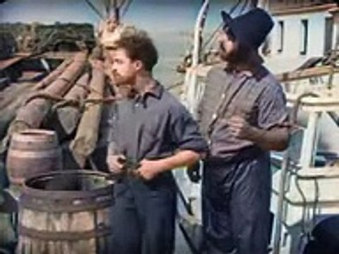 Shanghaied (1915) Charlie Chaplin - Edna Purviance - Leo White - color (Laurel & Hardy)