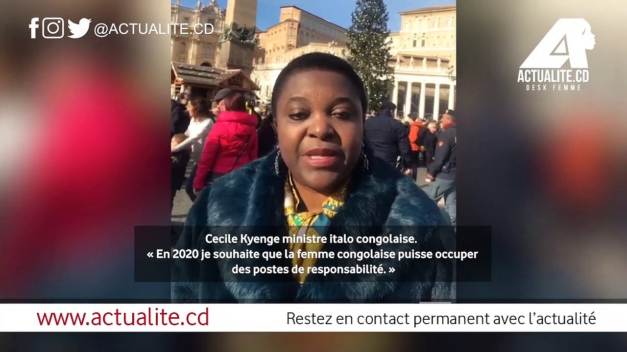 Cécile Kyenge souhaite que les femmes congolaises accèdent à plus de postes de responsabilité