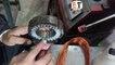 Exhaust fan motor winding_Rewinding coil टर्न डाटा Mini Exhaust Fan motor winding data RUNNING - YouTube