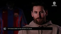 Messi da una clave de sus lanzamientos de falta: 