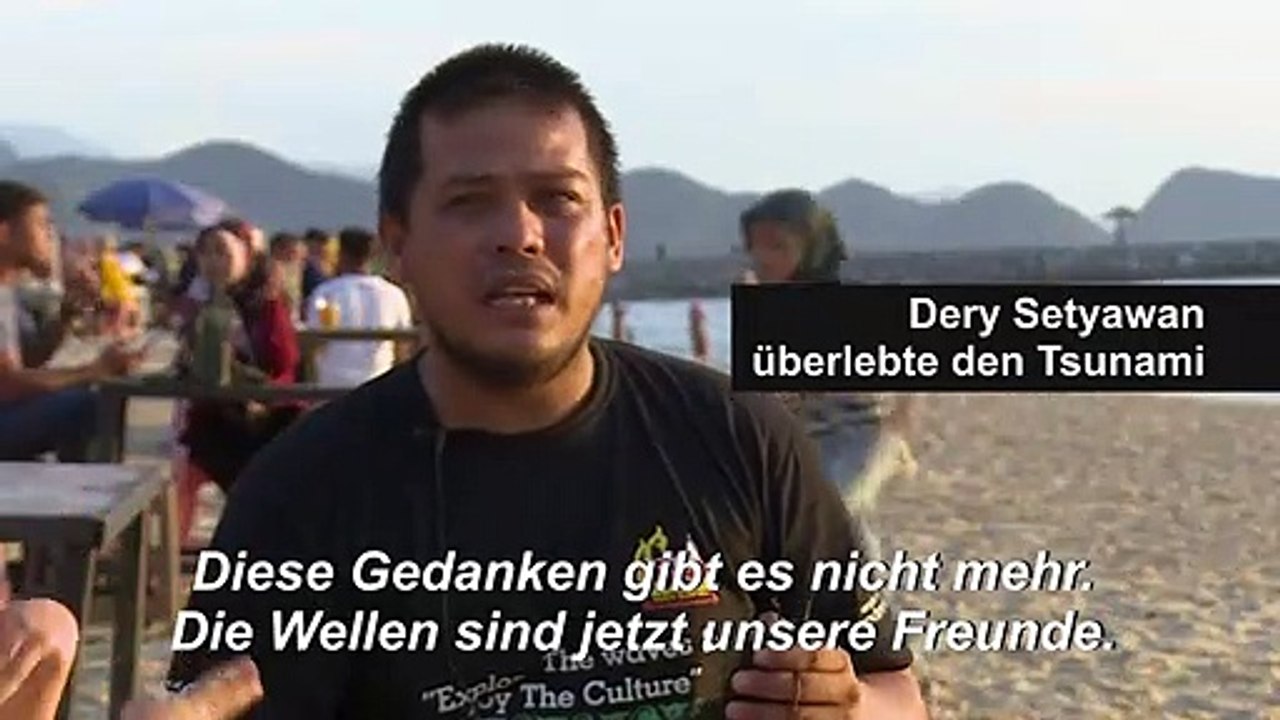 Wellenreiten gegen das Tsunami-Trauma