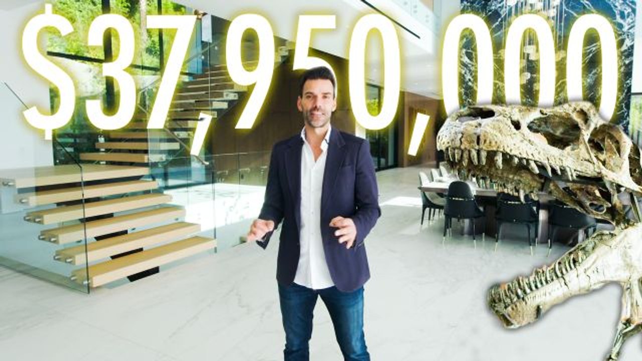 Inside a $38M Beverly Hills Mansion With a 150M...