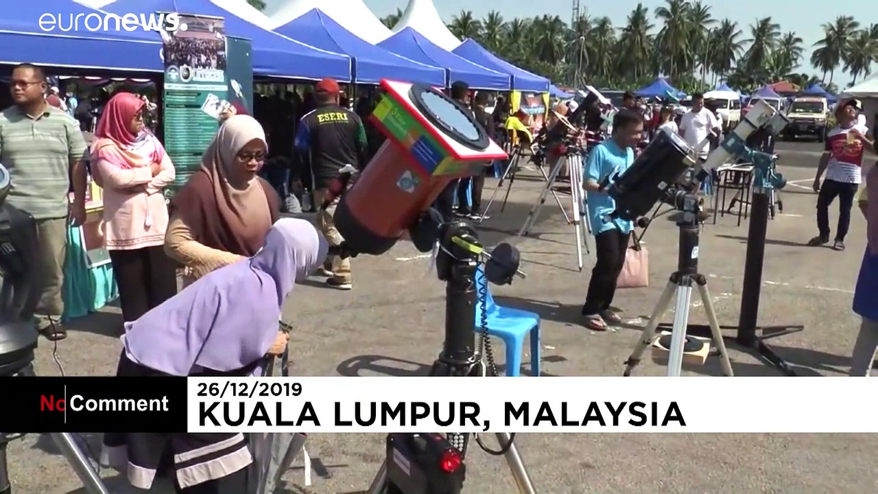 Himmelsspektakel: Beeindruckende ringförmige Sonnenfinsternis