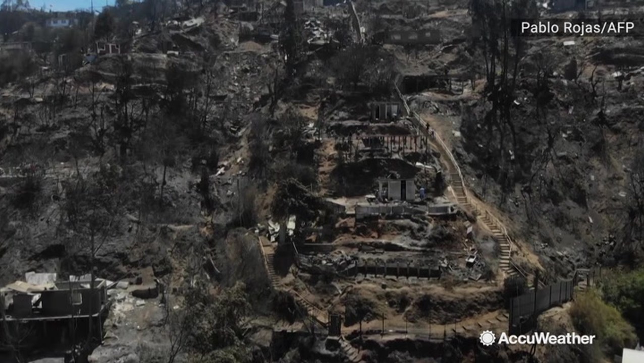 Devastating fires in Chile leave hundreds homeless