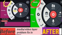 how to fix kinemaster video layer not supported on this device, how to use chroma key feature