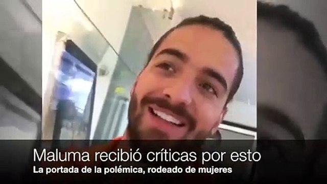 Maluma pasa de las críticas por machista con una actuación salvaje rodeado de 'acosadoras'