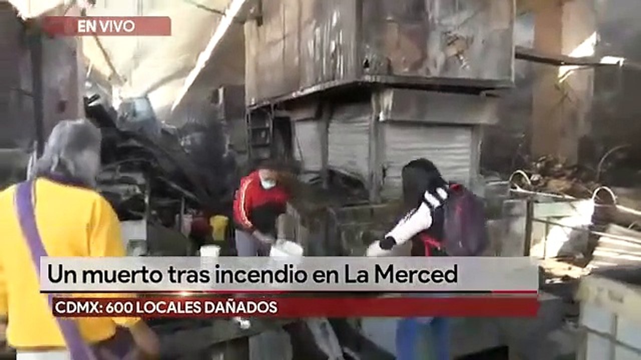 Así quedó el Mercado de La Merced tras fuerte incendio