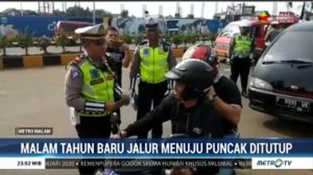 Malam Tahun Baru, Jalur Menuju Puncak Ditutup