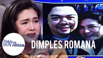 Download Video: Dimples turns emotional while talking about her husband | TWBA