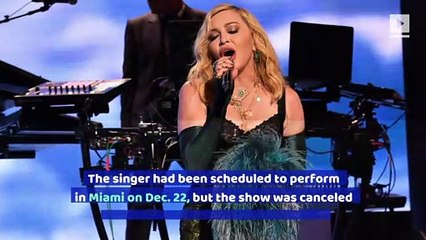 Madonna Cancels Concert to Prevent 'Irreversible Damage' to Her Body