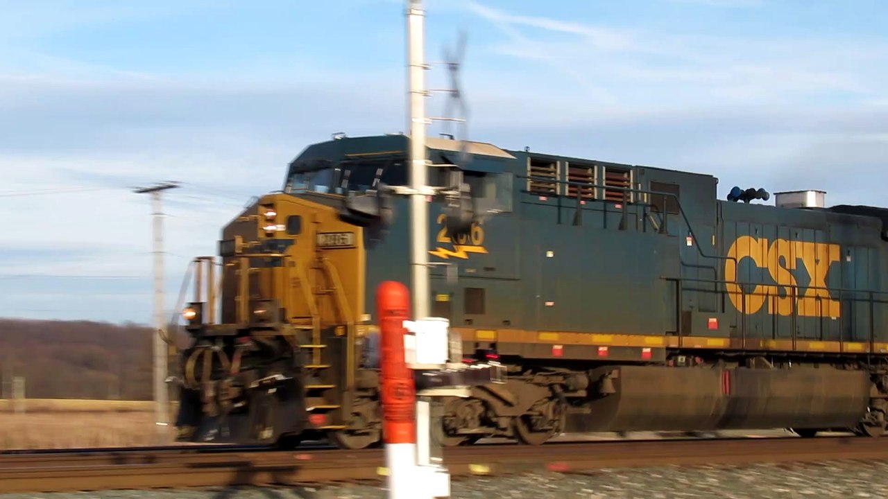 CSX Coke Express coal train going through Sterl...