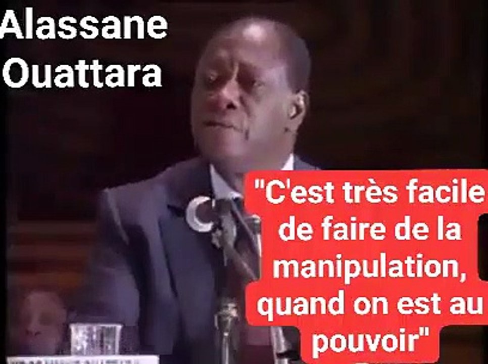 Ouattara en 2006 : « C’est très facile de faire de la manipulation quand on est au pouvoir »