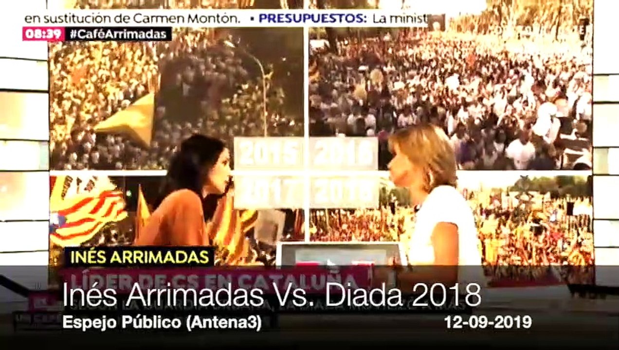 El mensajito de Inés Arrimadas a todos los que salieron a la Diada de sucio amarillo 'indepe'