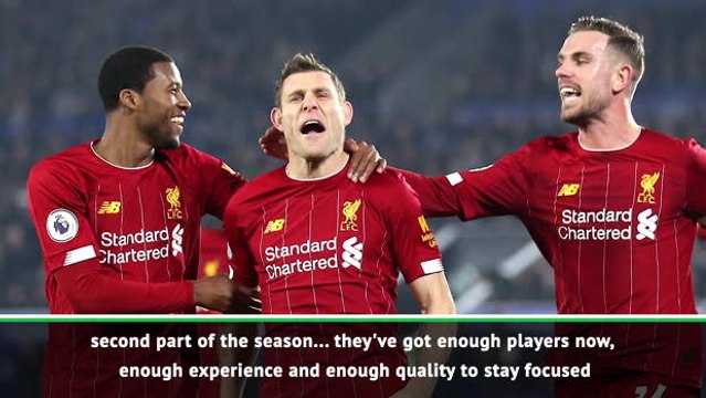 Leicester boss Rodgers says Liverpool have the quality and experience to win the Premier League