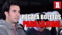 Checo Pérez regala boletos para la final de ida entre Rayados y América