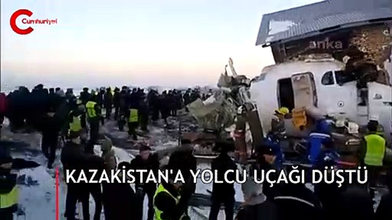 Düşen yolcu uçağından ilk görüntüler