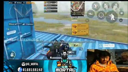One player kills mortal whole squad || pubg mobile