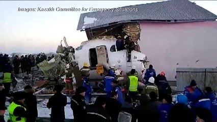 Passenger plane crashes in Kazakhstan
