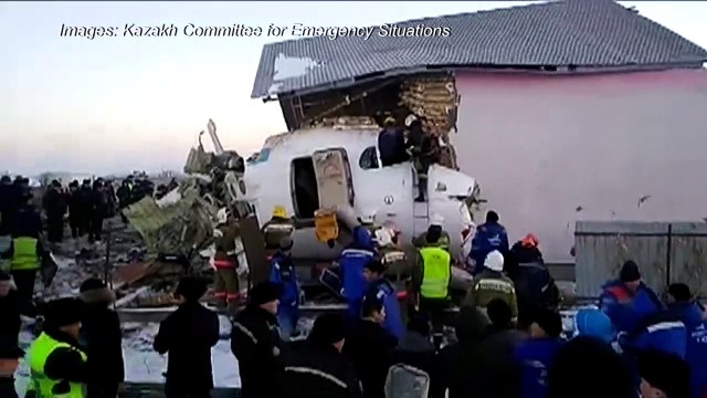 Passenger plane crashes in Kazakhstan