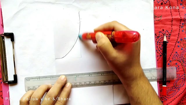 Neck hand embroidery pattern, Drawing before Embroidery, Design Drawing