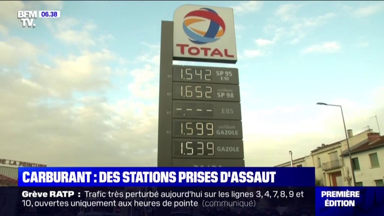 Carburant: les stations continuent d'être prises d'assaut