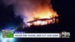 Home burns down after phone lines cut and gun stolen