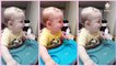 Baby's Reaction Can't Stop You LAUGHING - Funny Baby Videos