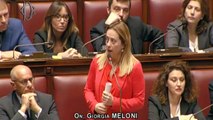 Meloni - Dichiarazione di voto sulla fiducia alla legge di Bilancio (23.12.19 )