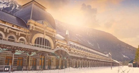 Découvrez cette gare monumentale abandonnée dans les Pyrénées