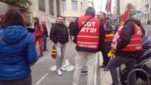Grève. Rassemblement en cours à Marseille devant la bourse du travail