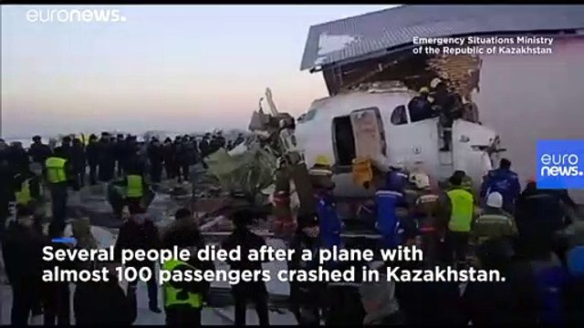 Kazakhstan plane crash: Survivor describes moment Bek Air jet hit building after take-off