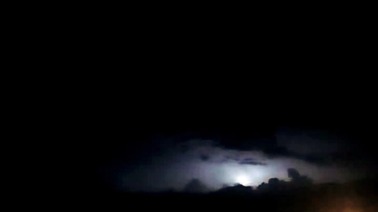 Lightning in the dark