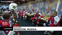 Vladimir Poutine remporte un match de hockey sur glace