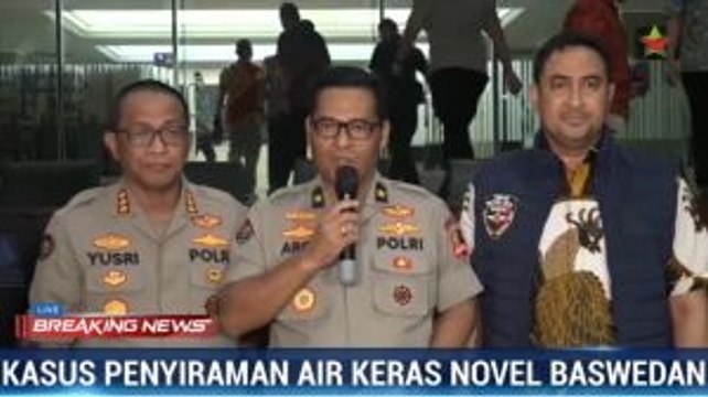 Polisi Tangkap 2 Tersangka Penyerangan Novel Baswedan