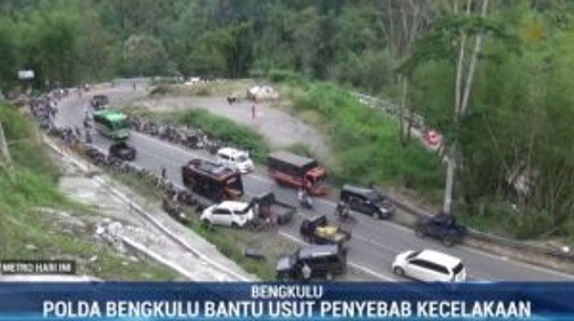 Polda Bengkulu Bantu Usut Penyebab Bus Sriwijaya Terjun ke Jurang