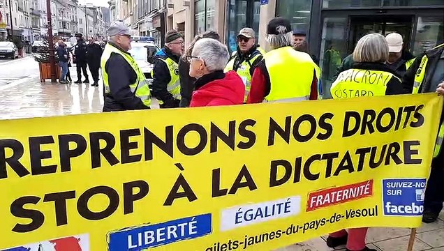 Manifestation contre la réforme des retraites à Vesoul