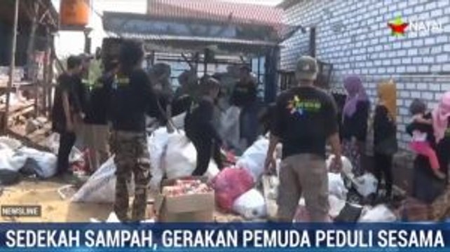 Aksi Pemuda Galang Sedekah Sampah untuk Kaum Dhuafa