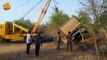 Truck Fail - Heavy Load Truck Accxident __ Rescue by Crane Full Video ( 720 X 1280 )
