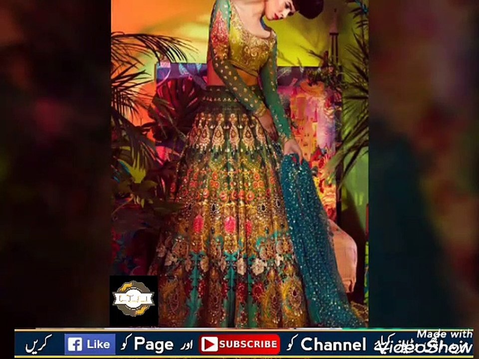 Most beautiful and stylish bridal/party wear dresses♥New(2020)