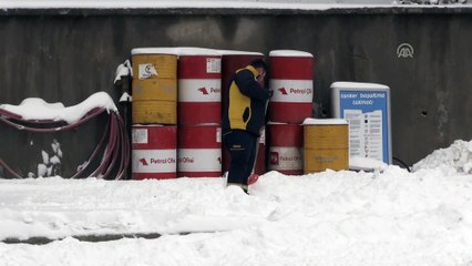 Konya'da kar yağışı