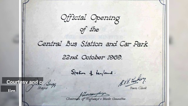 The Construction of Preston Bus Station in 1969 1969