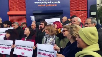 SOL Parti'nin ilk eylemi Kanal İstanbul'a karşı oldu